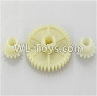 Wltoys 18401 Reduction gear with 2 small gear-A949-24,Wltoys 18401 RC Crawler Car Spare Parts Replacement Accessories,1:18 18401 6wd rc rock racing car Parts,On Road Drift Racing Truck Car Parts