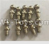Wltoys 18401 Ball head screws(4X9.4)-10pcs-K929-14,Wltoys 18401 RC Crawler Car Spare Parts Replacement Accessories,1:18 18401 6wd rc rock racing car Parts,On Road Drift Racing Truck Car Parts