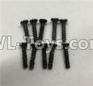 Wltoys 18401 Countersunk self tapping screws(M2x9.5)-10pcs-A949-48,Wltoys 18401 RC Crawler Car Spare Parts Replacement Accessories,1:18 18401 6wd rc rock racing car Parts,On Road Drift Racing Truck Car Parts