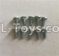 Wltoys 18401 Round Head self tapping screws(M2x4)-10pcs-0921,Wltoys 18401 RC Crawler Car Spare Parts Replacement Accessories,1:18 18401 6wd rc rock racing car Parts,On Road Drift Racing Truck Car Parts