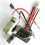 Wltoys 184012 Parts-23-02 Upgrade 390 Brush motor & Upgrade Brush Motor ESC,Wltoys 184012 Rc Racing Car Truck Spare Parts,High speed Wltoys 184012 1:18 Scale 4wd,2.4G Spare Parts Accessories,F1 184012 On Road Drift Racing Truck Car Parts