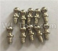 Wltoys 184012 Parts-52 K929-14 Ball head screw(10pcs)-9.4X4mm,Wltoys 184012 Rc Racing Car Truck Spare Parts,High speed Wltoys 184012 1:18 Scale 4wd,2.4G Spare Parts Accessories,F1 184012 On Road Drift Racing Truck Car Parts