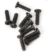 Wltoys 184012 Parts-53-04 A949-40 Round head screws-M2.5X8(10PCS),Wltoys 184012 Rc Racing Car Truck Spare Parts,High speed Wltoys 184012 1:18 Scale 4wd,2.4G Spare Parts Accessories,F1 184012 On Road Drift Racing Truck Car Parts