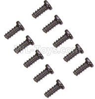 Wltoys 184012 Parts-53-08 A949-47 Countersunk head self-tapping screws-M2X6(10PCS),Wltoys 184012 Rc Racing Car Truck Spare Parts,High speed Wltoys 184012 1:18 Scale 4wd,2.4G Spare Parts Accessories,F1 184012 On Road Drift Racing Truck Car Parts