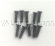 Wltoys 184012 Parts-53-10 A979-4.0582 Round head flat tail screws (10pcs) -2X7PB-D3.5,Wltoys 184012 Rc Racing Car Truck Spare Parts,High speed Wltoys 184012 1:18 Scale 4wd,2.4G Spare Parts Accessories,F1 184012 On Road Drift Racing Truck Car Parts