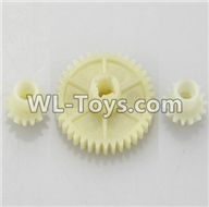 Wltoys 18402 A949-24 Reduction gear with 2 small gear,Wltoys 18402 RC Crawler Car Spare Parts Replacement Accessories,1:18 18402 4wd rc rock racing car Parts,On Road Drift Racing Truck Car Parts