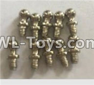 Wltoys 18402 K929-14 Ball head screws(4X9.4)-10pcs,Wltoys 18402 RC Crawler Car Spare Parts Replacement Accessories,1:18 18402 4wd rc rock racing car Parts,On Road Drift Racing Truck Car Parts