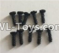 Wltoys 18402 Round Head machine screws(M2x6)-10pcs,Wltoys 18402 RC Crawler Car Spare Parts Replacement Accessories,1:18 18402 4wd rc rock racing car Parts,On Road Drift Racing Truck Car Parts