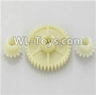 Wltoys 18403 A949-24 Reduction gear with 2 small gear,Wltoys 18403 RC Crawler Car Spare Parts Replacement Accessories,1:18 18403 4wd rc rock racing car Parts,On Road Drift Racing Truck Car Parts