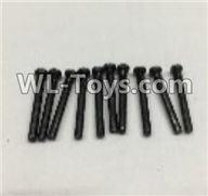 Wltoys 18403 Round Head self tapping screws(M2x19)-10pcs,Wltoys 18403 RC Crawler Car Spare Parts Replacement Accessories,1:18 18403 4wd rc rock racing car Parts,On Road Drift Racing Truck Car Parts