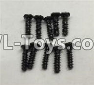 Wltoys 18404 A949-39 Round Head self tapping screws(M2x7)-10pcs,Wltoys 18404 RC Crawler Car Spare Parts Replacement Accessories,1:18 18404 4wd RC rock racing car Parts,On Road Drift Racing Truck Car Parts