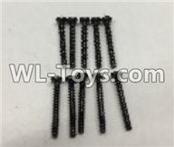 Wltoys 18404 A949-41 Round Head self tapping screws(M2x16)-10pcs,Wltoys 18404 RC Crawler Car Spare Parts Replacement Accessories,1:18 18404 4wd RC rock racing car Parts,On Road Drift Racing Truck Car Parts