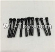 Wltoys 18404 Round Head self tapping screws(M2x19)-10pcs,Wltoys 18404 RC Crawler Car Spare Parts Replacement Accessories,1:18 18404 4wd RC rock racing car Parts,On Road Drift Racing Truck Car Parts