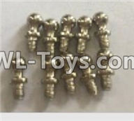 Wltoys 18404 K929-14 Ball head screws(4X9.4)-10pcs,Wltoys 18404 RC Crawler Car Spare Parts Replacement Accessories,1:18 18404 4wd RC rock racing car Parts,On Road Drift Racing Truck Car Parts