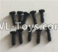 Wltoys 18404 Round Head machine screws(M2x6)-10pcs,Wltoys 18404 RC Crawler Car Spare Parts Replacement Accessories,1:18 18404 4wd RC rock racing car Parts,On Road Drift Racing Truck Car Parts