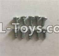 Wltoys 18404 Round Head self tapping screws(M2x4)-10pcs,Wltoys 18404 RC Crawler Car Spare Parts Replacement Accessories,1:18 18404 4wd RC rock racing car Parts,On Road Drift Racing Truck Car Parts
