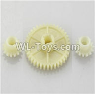 Wltoys 18405 A949-24 Reduction gear with 2 small gear,Wltoys 18405 RC Crawler Car Spare Parts Replacement Accessories,1:18 18405 4wd RC rock racing car Parts,On Road Drift Racing Truck Car Parts
