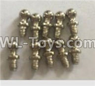 Wltoys 18405 K929-14 Ball head screws(4X9.4)-10pcs,Wltoys 18405 RC Crawler Car Spare Parts Replacement Accessories,1:18 18405 4wd RC rock racing car Parts,On Road Drift Racing Truck Car Parts