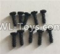 Wltoys 18405 Round Head machine screws(M2x6)-10pcs,Wltoys 18405 RC Crawler Car Spare Parts Replacement Accessories,1:18 18405 4wd RC rock racing car Parts,On Road Drift Racing Truck Car Parts