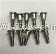 Wltoys 18405 Round Head self tapping Step screws(M2.5x8.7)-10pcs,Wltoys 18405 RC Crawler Car Spare Parts Replacement Accessories,1:18 18405 4wd RC rock racing car Parts,On Road Drift Racing Truck Car Parts