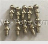 Wltoys 18409 K929-14 Ball head screws(4X9.4)-10pcs,Wltoys 18409 RC Crawler Car Spare Parts Replacement Accessories,1:18 18409 4wd RC rock racing car Parts,On Road Drift Racing Truck Car Parts