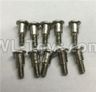 Wltoys 18409 Round Head self tapping Step screws(M2.5x8.7)-10pcs,Wltoys 18409 RC Crawler Car Spare Parts Replacement Accessories,1:18 18409 4wd RC rock racing car Parts,On Road Drift Racing Truck Car Parts