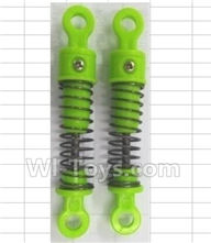Wltoys 18428-B Front Or Rear Shock Absorbers(Total 2pcs)-Green,Wltoys 18428-B RC Car Spare Parts Replacement Accessories,1:18 Scale 4wd,2.4G 18428-B RC racing car Parts,On Road Drift Racing Truck Car Parts