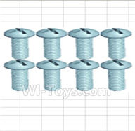 Wltoys 18428-B Pan head screws(8pcs)-M2.3X4,Wltoys 18428-B RC Car Spare Parts Replacement Accessories,1:18 Scale 4wd,2.4G 18428-B RC racing car Parts,On Road Drift Racing Truck Car Parts