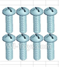 Wltoys 18428-B Pan head screws(8pcs)-M2.3X8,Wltoys 18428-B RC Car Spare Parts Replacement Accessories,1:18 Scale 4wd,2.4G 18428-B RC racing car Parts,On Road Drift Racing Truck Car Parts