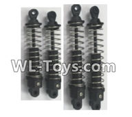 Wltoys 18429 Front and Rear Shock Absorber(2pcs Short and 2pcs Long),Wltoys 18429 RC Car Spare Parts Replacement Accessories,1:18 Scale 4wd,2.4G 18429 rc racing car Parts,On Road Drift Racing Truck Car Parts