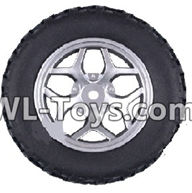 Wltoys 18429 Whole wheel unit(1 set)-Black,Wltoys 18429 RC Car Spare Parts Replacement Accessories,1:18 Scale 4wd,2.4G 18429 rc racing car Parts,On Road Drift Racing Truck Car Parts