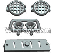 Wltoys 18429 Car Head light components,Wltoys 18429 RC Car Spare Parts Replacement Accessories,1:18 Scale 4wd,2.4G 18429 rc racing car Parts,On Road Drift Racing Truck Car Parts