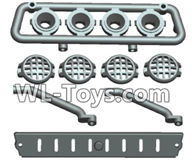 Wltoys 18429 Car Top light components,Wltoys 18429 RC Car Spare Parts Replacement Accessories,1:18 Scale 4wd,2.4G 18429 rc racing car Parts,On Road Drift Racing Truck Car Parts