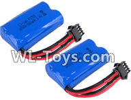 Wltoys 18429 Lipo Battery Upgrade 6.4v 800mah Battery(2pcs),Wltoys 18429 RC Car Spare Parts Replacement Accessories,1:18 Scale 4wd,2.4G 18429 rc racing car Parts,On Road Drift Racing Truck Car Parts