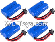 Wltoys 18429 RC Lipo Battery Upgrade 6.4v 800mah Battery(4pcs),Wltoys 18429 RC Car Spare Parts Replacement Accessories,1:18 Scale 4wd,2.4G 18429 rc racing car Parts,On Road Drift Racing Truck Car Parts
