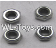 Wltoys 18429 Spare Parts-80-05 A929-96 M2.5 lock nut group(4pcs),Wltoys 18429 RC Car Spare Parts Replacement Accessories,1:18 Scale 4wd,2.4G 18429 rc racing car Parts,On Road Drift Racing Truck Car Parts