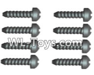 Wltoys 18429 Phillips pan head screws-2X12 PM(8pcs),Wltoys 18429 RC Car Spare Parts Replacement Accessories,1:18 Scale 4wd,2.4G 18429 rc racing car Parts,On Road Drift Racing Truck Car Parts