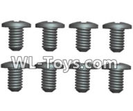 Wltoys 18429 Phillips pan head screws-ST1.7X4PB(8pcs),Wltoys 18429 RC Car Spare Parts Replacement Accessories,1:18 Scale 4wd,2.4G 18429 rc racing car Parts,On Road Drift Racing Truck Car Parts