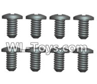 Wltoys 18429 Phillips pan head screws-2X5PM(8pcs),Wltoys 18429 RC Car Spare Parts Replacement Accessories,1:18 Scale 4wd,2.4G 18429 rc racing car Parts,On Road Drift Racing Truck Car Parts