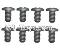 Wltoys 18429 Phillips Round head screws-ST2X5PB(8pcs),Wltoys 18429 RC Car Spare Parts Replacement Accessories,1:18 Scale 4wd,2.4G 18429 rc racing car Parts,On Road Drift Racing Truck Car Parts