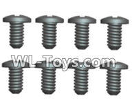 Wltoys 18429 Phillips Round head Machine screws-2.5X4PB(8pcs),Wltoys 18429 RC Car Spare Parts Replacement Accessories,1:18 Scale 4wd,2.4G 18429 rc racing car Parts,On Road Drift Racing Truck Car Parts