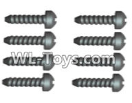 Wltoys 18429 Phillips Round head Self-tapping screws-ST2X12PB(8pcs),Wltoys 18429 RC Car Spare Parts Replacement Accessories,1:18 Scale 4wd,2.4G 18429 rc racing car Parts,On Road Drift Racing Truck Car Parts