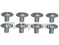 Wltoys 18429 Round head With media screw-ST1.8X3PWB(8pcs),Wltoys 18429 RC Car Spare Parts Replacement Accessories,1:18 Scale 4wd,2.4G 18429 rc racing car Parts,On Road Drift Racing Truck Car Parts