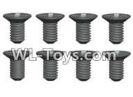 Wltoys 18429 Phillips Countersunk head screws-3X5kB(8pcs),Wltoys 18429 RC Car Spare Parts Replacement Accessories,1:18 Scale 4wd,2.4G 18429 rc racing car Parts,On Road Drift Racing Truck Car Parts