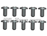 Wltoys 18429 Spare Parts-84-21 A303-32 Phillips Round head Self-tapping screws-ST1.7X6PB(8pcs),Wltoys 18429 RC Car Spare Parts Replacement Accessories,1:18 Scale 4wd,2.4G 18429 rc racing car Parts,On Road Drift Racing Truck Car Parts