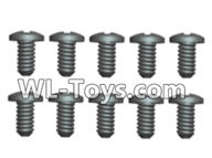Wltoys 18429 Spare Parts-84-22 A929-62 Phillips Round head screws-2.3X5(8pcs),Wltoys 18429 RC Car Spare Parts Replacement Accessories,1:18 Scale 4wd,2.4G 18429 rc racing car Parts,On Road Drift Racing Truck Car Parts