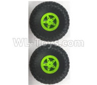 Wltoys 18628 Whole wheel unit(2 set)-18628-0542,Wltoys 18628 RC Crawler Car Spare Parts Replacement Accessories,1:18 18628 6wd rc rock racing car Parts,On Road Drift Racing Truck Car Parts