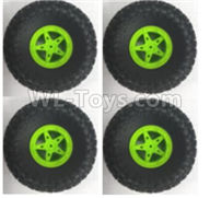 Wltoys 18628 Whole wheel unit(4 set)-18628-0542,Wltoys 18628 RC Crawler Car Spare Parts Replacement Accessories,1:18 18628 6wd rc rock racing car Parts,On Road Drift Racing Truck Car Parts