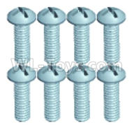 Wltoys 18628 Screws,Pan head screws(8pcs)-ST2.3X10PB-18628-0675,Wltoys 18628 RC Crawler Car Spare Parts Replacement Accessories,1:18 18628 6wd rc rock racing car Parts,On Road Drift Racing Truck Car Parts