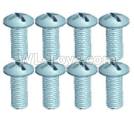 Wltoys 18628 Screws,Pan head screws(8pcs)-ST2.3X6PB-18628-0555,Wltoys 18628 RC Crawler Car Spare Parts Replacement Accessories,1:18 18628 6wd rc rock racing car Parts,On Road Drift Racing Truck Car Parts